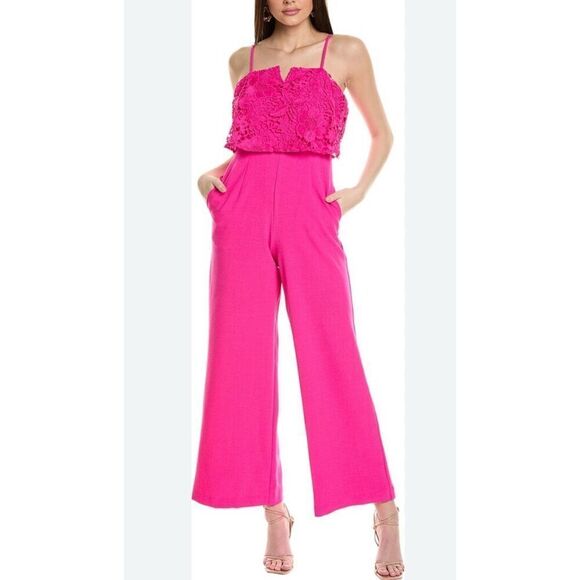 Julia Jordan Lace Jumpsuit NWT size 14 - Picture 1 of 11